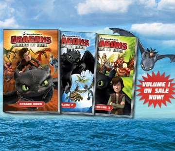 Brand New DreamWorks Dragons: Rider of Berk Graphic Novel Series US Release